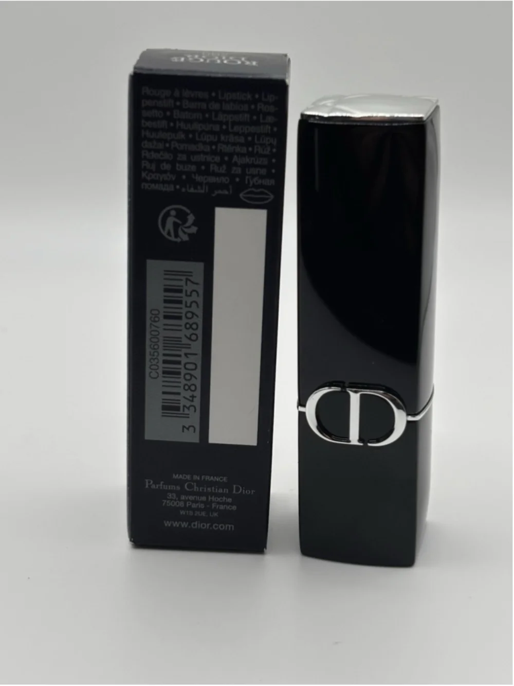 Dior Rouge Dior 760 Favorite Velvet Lipstick Couture Long Wear Floral Care 3.5g